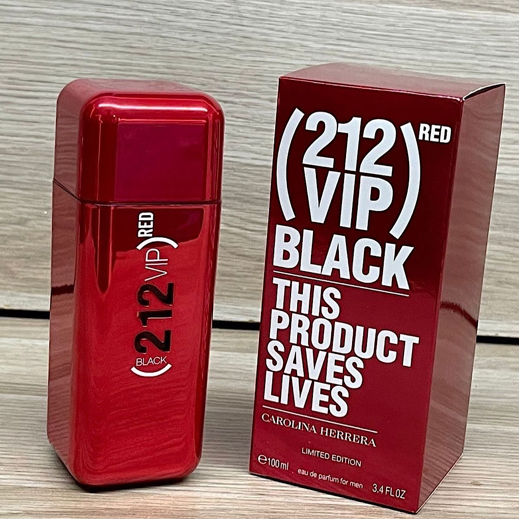 Limited Edition Carolina Herrera Vip Black Red Perfume CH 212 Vip - Main Image