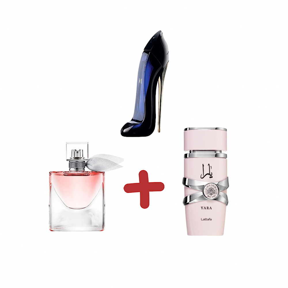 ✨Combo Especial✨: Good Girl New York + La Vie est Belle + Yara Lattafa