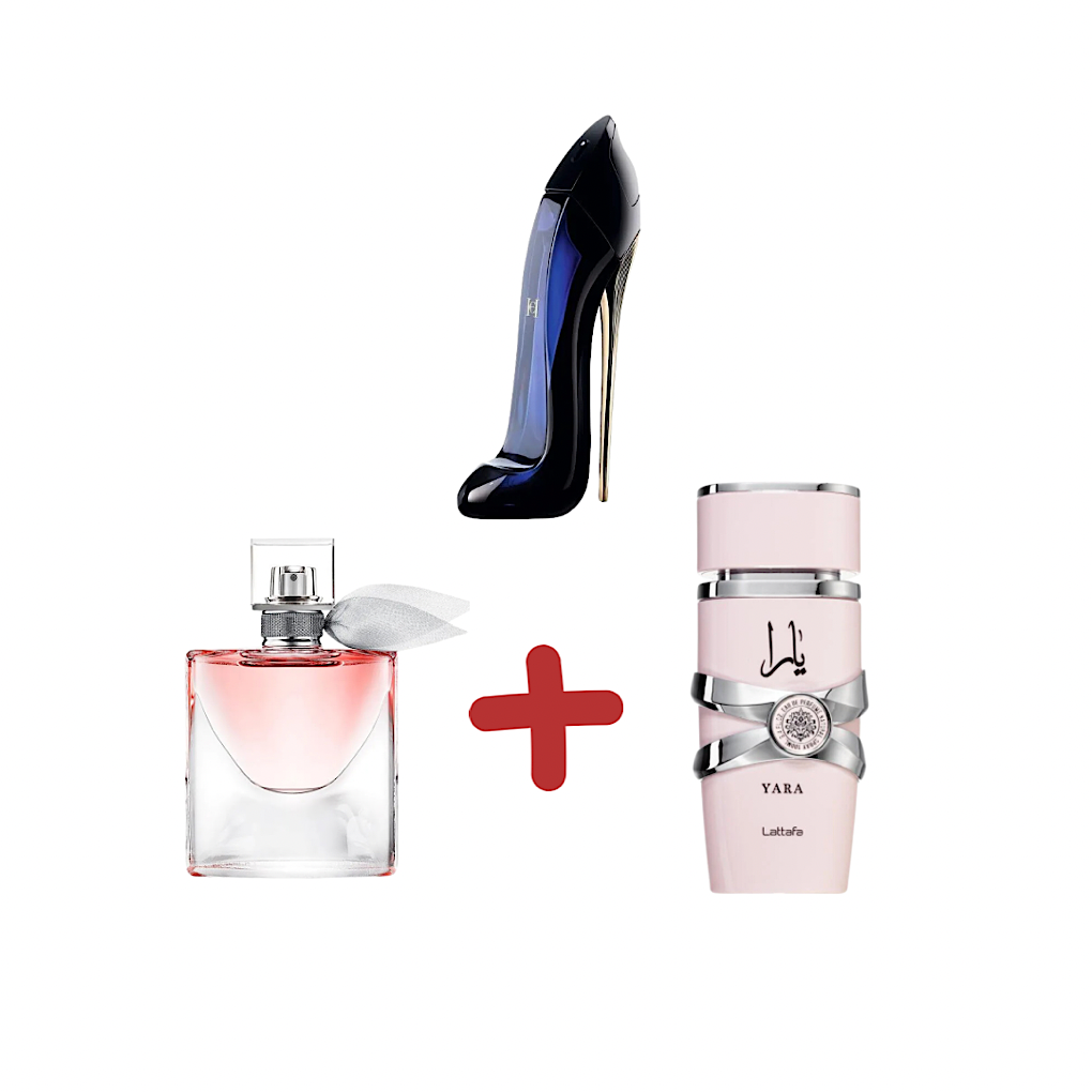 ✨Combo Especial✨: Good Girl New York + La Vie est Belle + Yara Lattafa