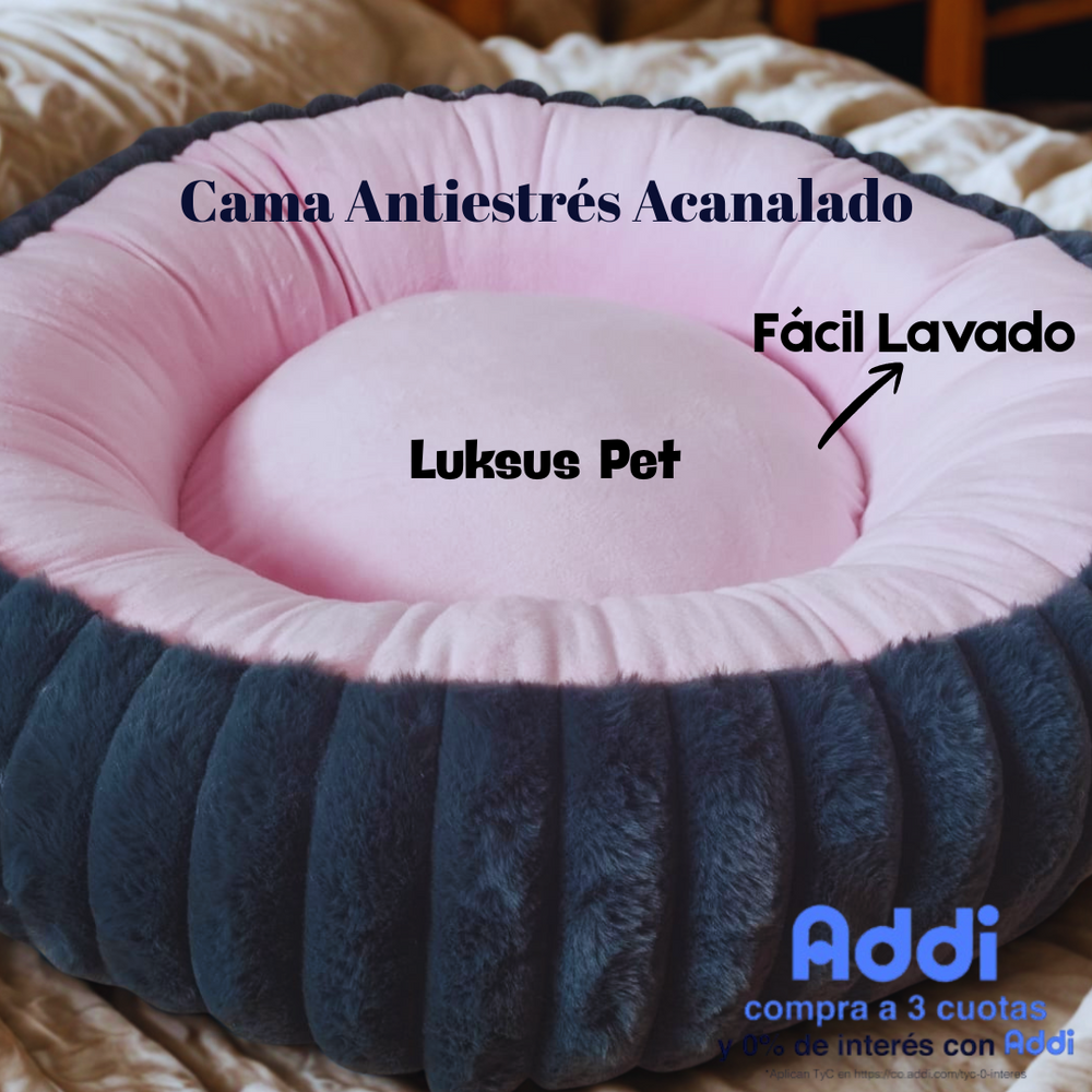 
                  
                    Camita Tipo Dona Acanalada – Suave, Antiestrés y Abrigada 🐾 - ¡Envío Gratis + Obsequio!
                  
                
