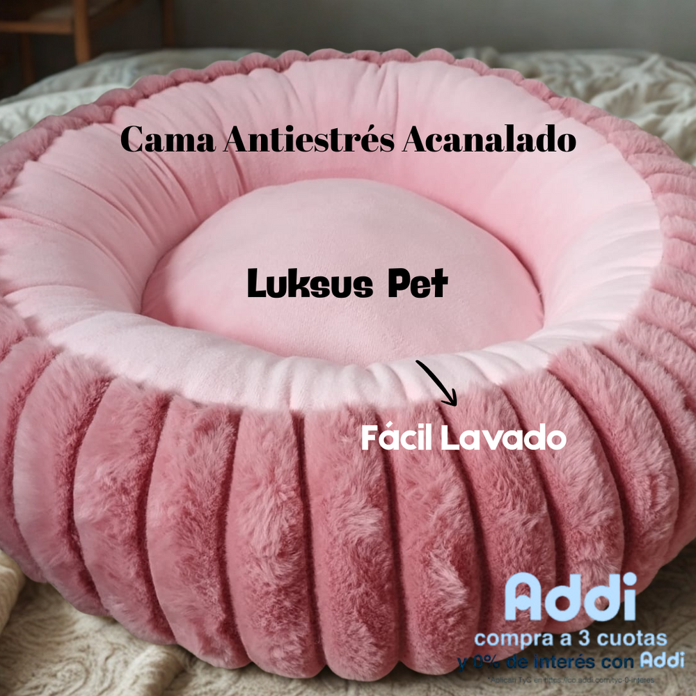 
                  
                    Camita Tipo Dona Acanalada – Suave, Antiestrés y Abrigada 🐾 - ¡Envío Gratis + Obsequio!
                  
                
